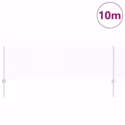 vidaXL Recinzione con pali. Argento 0.6 x 10 m Acciaio - Vista aggiuntiva 3