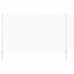 vidaXL Recinzione con pali. Argento 1.4 x 10 m Acciaio - Vista aggiuntiva 2