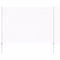 vidaXL Recinzione con pali. Argento 1.5 x 10 m Acciaio - Vista aggiuntiva 2