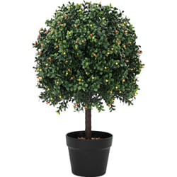 Vidaxl - Albero Artificiale vitaXL con Frutti e Vaso 35x50 cm Verde