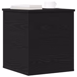 vidaXL Scatola di Stoccaggio Rovere nero 40 x 42 x 46 cm - Vista aggiuntiva 3