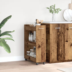 Armadio Rolling in legno vecchio 60x22x79 cm in legno ingegnerizzato Vidaxl