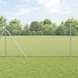 vidaXL Recinzione Esagonale 1x10 m Acciaio Zincato