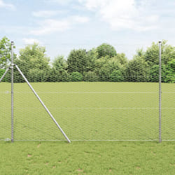Recinzione Esagonale 1.5x10 m in Acciaio Zincato Vidaxl