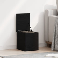 Vidaxl - Scatola di stoccaggio in Rovere Nero 30x35x35 cm in legno ingegnerizzato