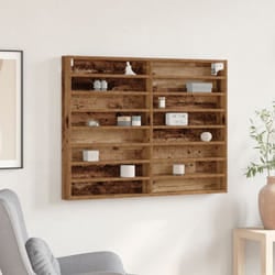 Vidaxl - Vetrina Armadio Legno Vecchio 100x8,5x75 cm Legno Composito