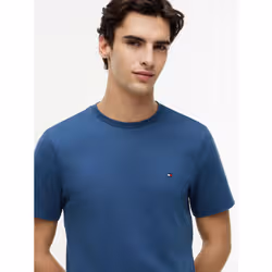 Tommy Hilfiger MW0MW39995DBZ Maglietta Girocollo Cotone - Vista aggiuntiva 3