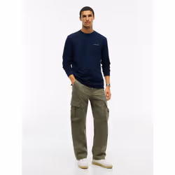 Tommy Hilfiger DM0DM21594C1G Maglietta Girocollo Cotone - Vista aggiuntiva 2