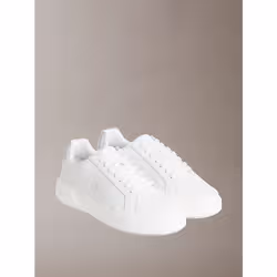 Calvin Klein Chunky Sneakers con tassello argento in pelle - Vista aggiuntiva 2