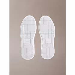 Calvin Klein Chunky Sneakers con tassello argento in pelle - Vista aggiuntiva 5