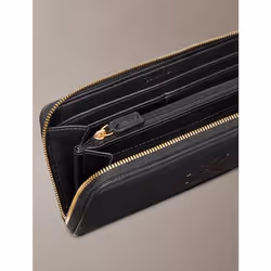 Calvin Klein Portafoglio lungo con zip e monogramma stampato - Vista aggiuntiva 4