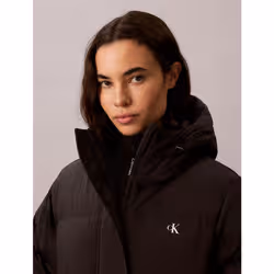Calvin Klein Piumino con cappuccio e cintura con logo - Vista aggiuntiva 3