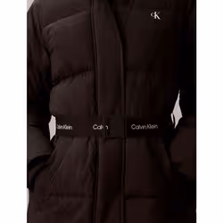 Calvin Klein Piumino con cappuccio e cintura con logo - Vista aggiuntiva 5