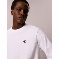 Calvin Klein T-shirt con monogramma dal taglio relaxed - Vista aggiuntiva 3