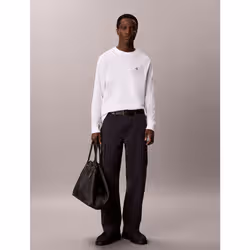 Calvin Klein T-shirt con monogramma dal taglio relaxed - Vista aggiuntiva 2