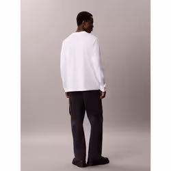 Calvin Klein T-shirt con monogramma dal taglio relaxed - Vista aggiuntiva 5