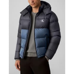 Calvin Klein Piumino in nylon colour block