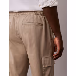 Calvin Klein Pantaloni cargo skinny in cotone comfort - Vista aggiuntiva 5
