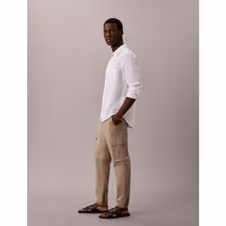 Calvin Klein Pantaloni cargo skinny in cotone comfort - Vista aggiuntiva 2