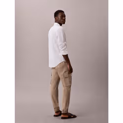 Calvin Klein Pantaloni cargo skinny in cotone comfort - Vista aggiuntiva 4