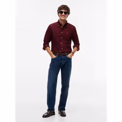 Tommy Hilfiger MW0MW357740KP Camicia Collo botton down Cotone - Vista aggiuntiva 2