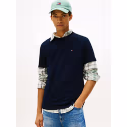 Tommy Hilfiger DM0DM215790XR Maglietta Girocollo Cotone - Vista aggiuntiva 2
