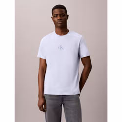 Calvin Klein T-shirt con logo monogramma - Vista aggiuntiva 3