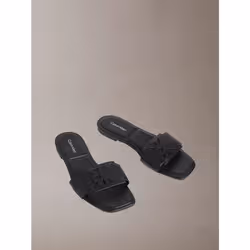 Calvin Klein CK Provence - Sandali piatti in pelle con punta quadrata - Vista aggiuntiva 2