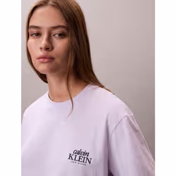 Calvin Klein T-shirt con logo ricamato taglio relaxed - Vista aggiuntiva 2