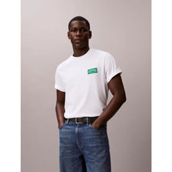 Calvin Klein T-shirt con stemma in stile college