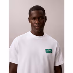 Calvin Klein T-shirt con stemma in stile college - Vista aggiuntiva 3