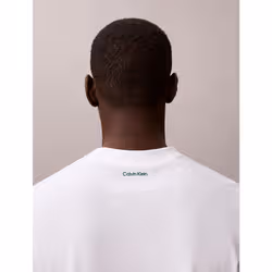Calvin Klein T-shirt con stemma in stile college - Vista aggiuntiva 5
