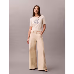 Calvin Klein Maglione con monogramma a maniche corte - Vista aggiuntiva 2