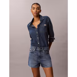 Calvin Klein Pantaloncini di jeans taglio relaxed in stile anni '90 - Vista aggiuntiva 3