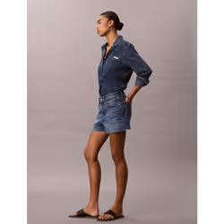 Calvin Klein Pantaloncini di jeans taglio relaxed in stile anni '90 - Vista aggiuntiva 4