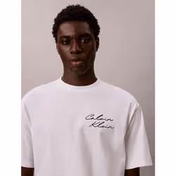 Calvin Klein T-shirt con logo taglio relaxed - Vista aggiuntiva 4