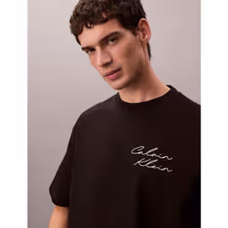 Calvin Klein T-shirt con logo taglio relaxed - Vista aggiuntiva 4