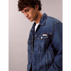 Calvin Klein Giubbotto trucker in jeans anni '90 - Vista aggiuntiva 3