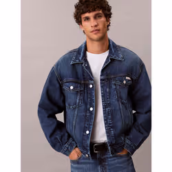 Calvin Klein Giubbotto trucker in jeans anni '90 - Vista aggiuntiva 5