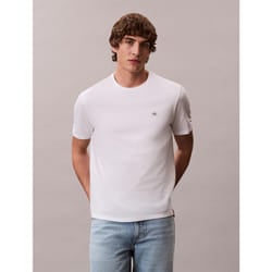 Calvin Klein T-shirt con stemma in cotone in confezione da 2