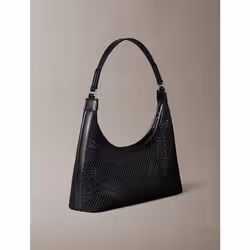 Calvin Klein Borsa da spalla in rete con emblem logo - Vista aggiuntiva 2