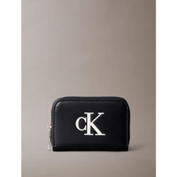 Calvin Klein Portafoglio con zip e monogramma stampato
