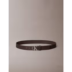 Calvin Klein Cintura in pelle con logo monogramma - Vista aggiuntiva 3