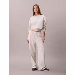 Calvin Klein Felpa in spugna di cotone con monogramma - Vista aggiuntiva 3