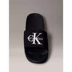 Calvin Klein Ciabatte in tela con logo sagomato - Vista aggiuntiva 4