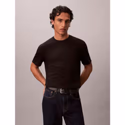 Calvin Klein T-shirt in cotone con monogramma in confezione da 2 - Vista aggiuntiva 2
