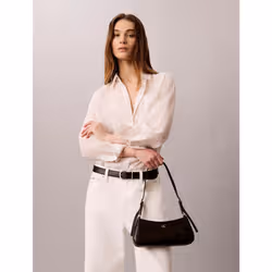 Calvin Klein Borsa da spalla con logo monogramma piccola - Vista aggiuntiva 4