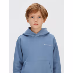 Calvin Klein Felpa con cappuccio e logo stampato sul retro - Vista aggiuntiva 4