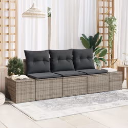Questo set di divani da esterno è tutto per il comfort e lo stile, perfetto per dare una marcia in più al tuo balcone o giard ...