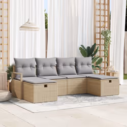 Questo set di divani modulari da giardino unisce un aspetto elegante a una funzionalità pratica, perfetto per rilassarsi all' ...